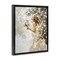 Stupell Industries Soft White Snow Flurry Floating Frame, design by LSR Design Studio